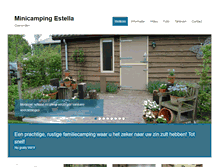 Tablet Screenshot of minicampingestella.nl